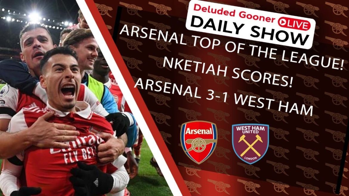 WHAT A PERFORMANCE! | Arsenal 3-1 West Ham Live  Reaction | Arsenal Live Show @deludedgooner