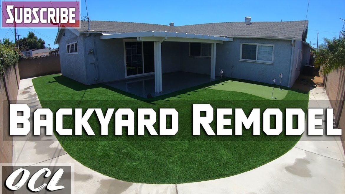Complete Backyard Remodel Time Lapse in 12 mins!