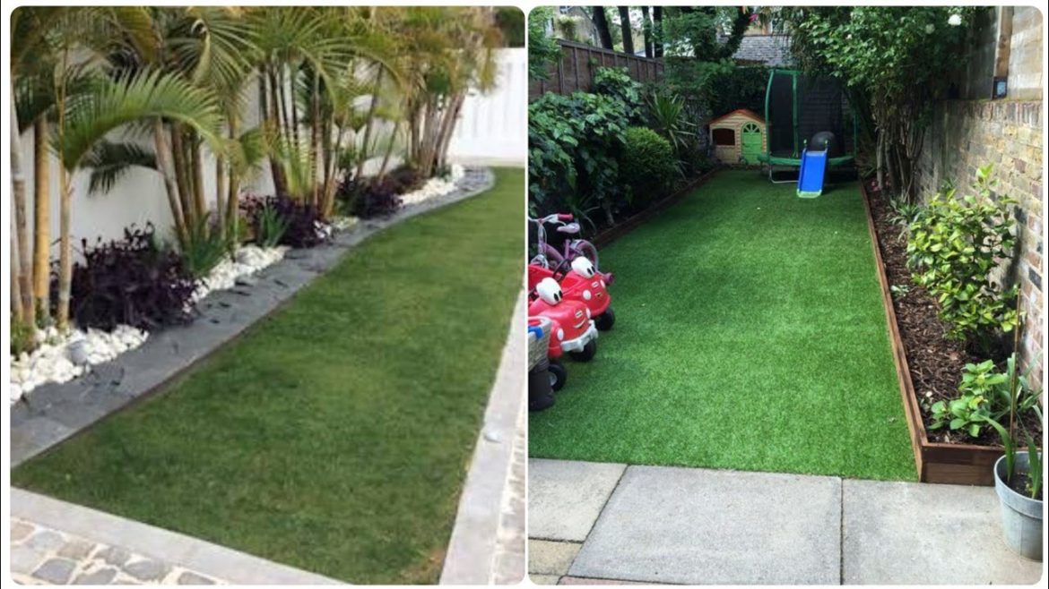 LATEST NEW GORGEOUS AND STYLISH ARTIFICIAL GRASS DESIGN AND IDEAS FOR GARDENS ❤️