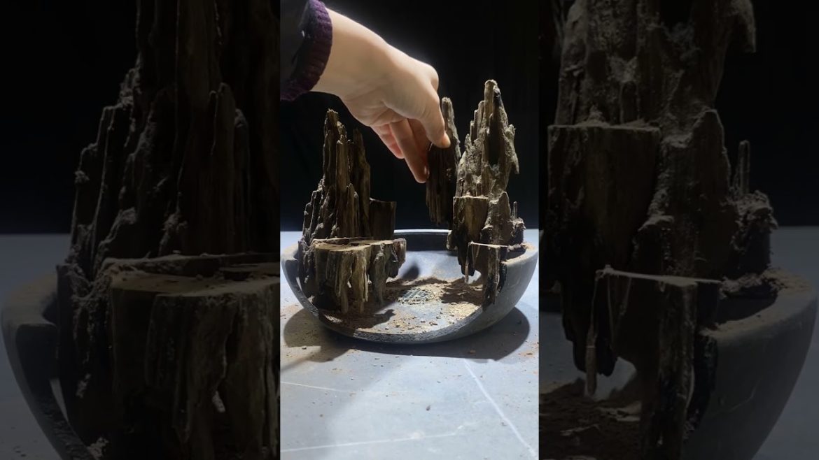 Small Waterfall Ideas DIY at Home | Miniature Garden | Terrarium Design Ideas | Ep 08 #Shorts