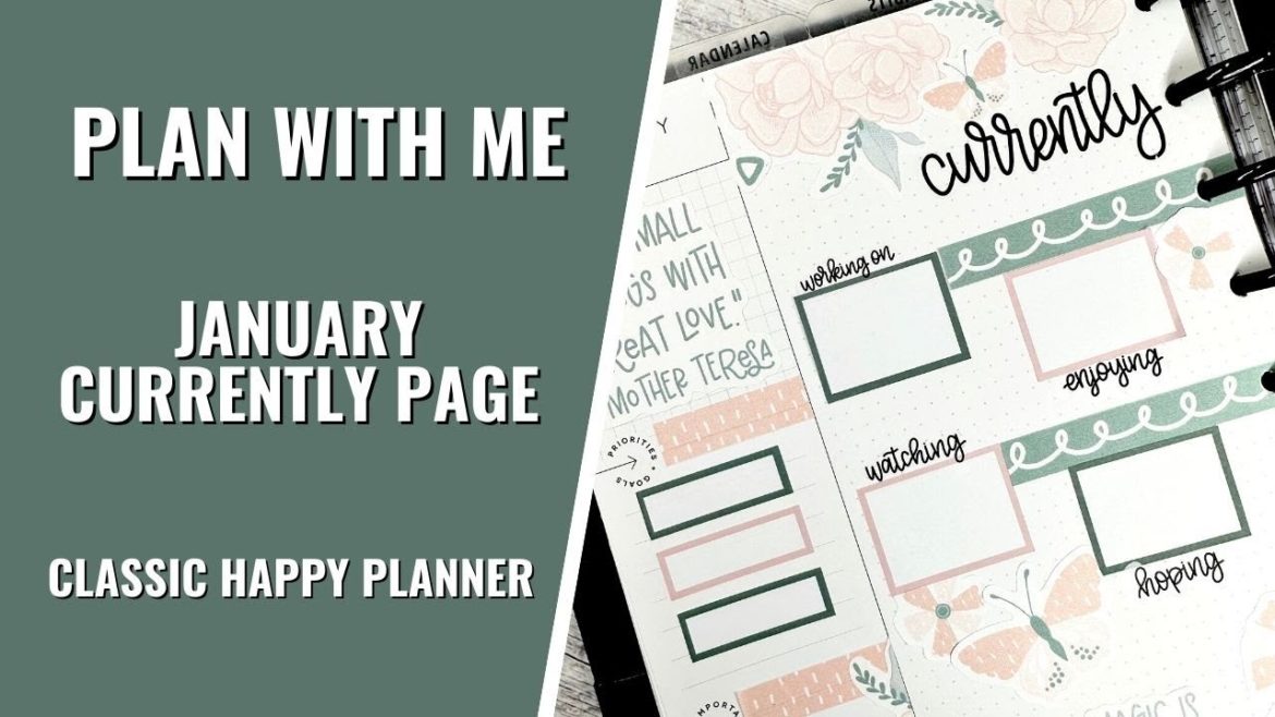 PLAN WITH ME | JANUARY CURRENTLY PAGE