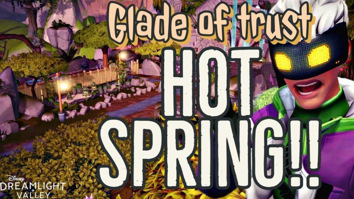 DISNEY Dreamlight Valley | Glade of trust decorations/ideas | Speed Build