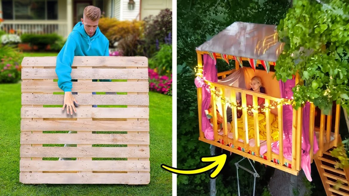 GIANT HOUSE CRAFTS AND BACKYARD DIY IDEAS OUT OF WOOD