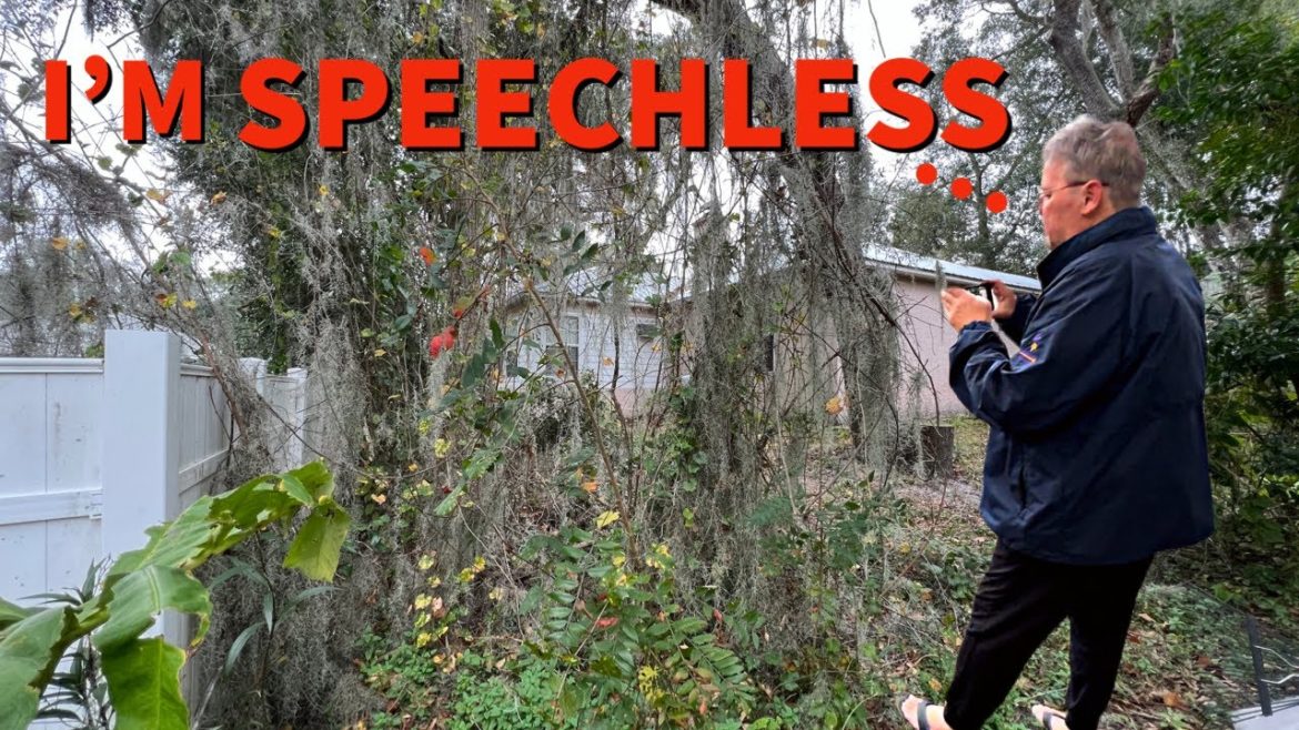 DISABLED Couple Couldn’t Use Their OVERGROWN Backyard Until I Transformed it for FREE| HUGE Clean Up