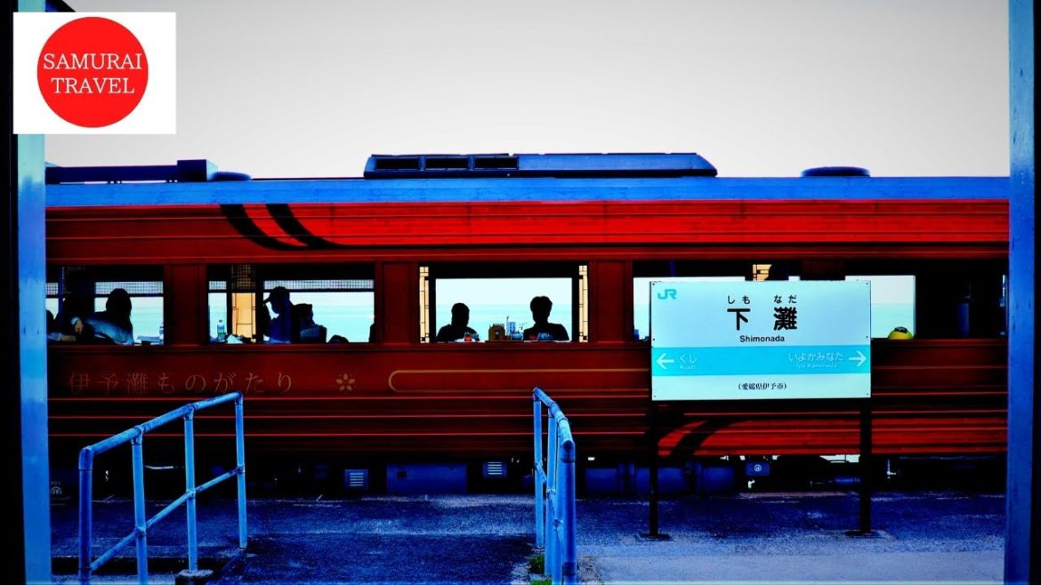 【Closest to the sea】Train Japan"Iyonada Monogatari"Shikoku scenic railway Solo trip
