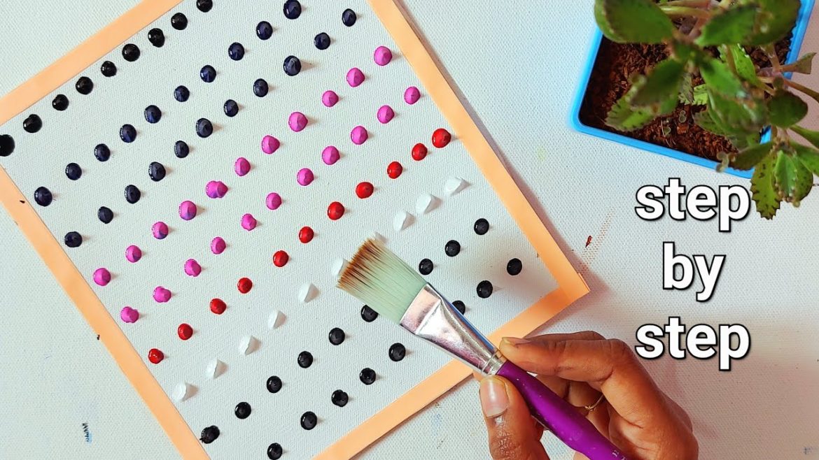 Night sky scenery painting/ acrylic painting tutorial for beginners/ acrylic painting techniques