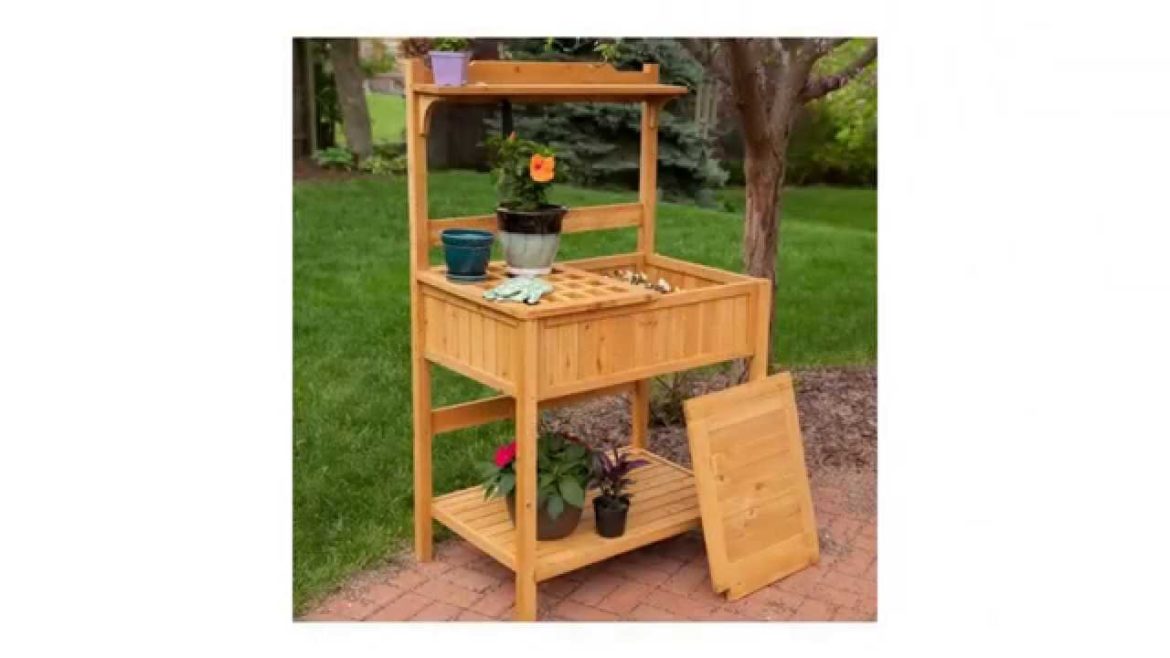 Coral Coast Gardener's Potting Bench Coral Coast Gardener's Potting Bench