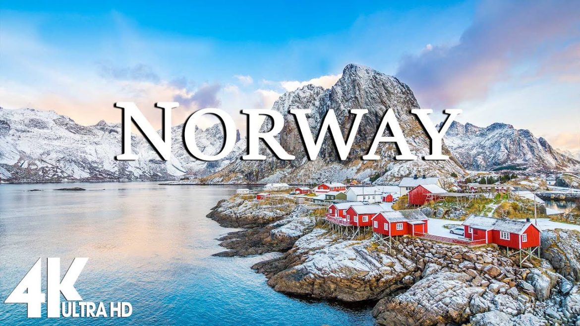 FLYING OVER NORWAY (4K UHD) - Relaxing Music Along With Beautiful Nature Videos - 4K Video ULTRA HD