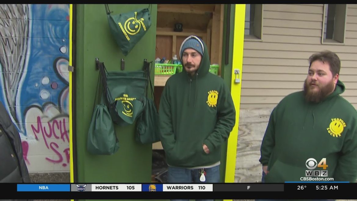 Brothers create Purpose Locker to provide hygiene products for those in need