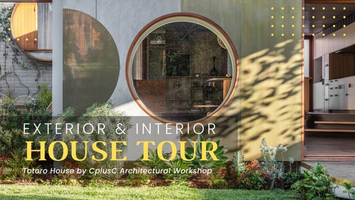 Totoro House Modern Home Addition That Full Of Circular Design Elements