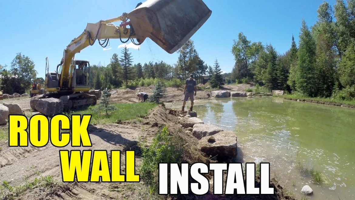 Pond Rock Wall Construction Pond Rock Wall Construction