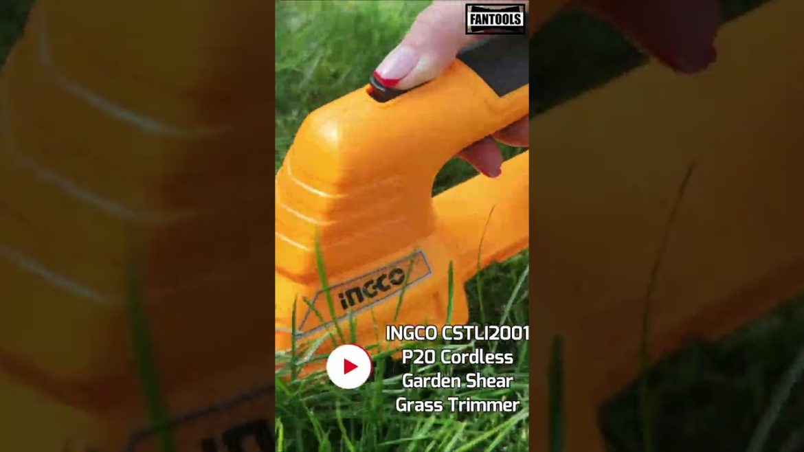 INGCO CSTLI2001 P20 cordless garden shear grass trimmer #fantools