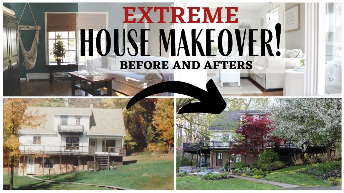 Our Home Years ago! ~ Home Before and After ~ Extreme Home Makeover ~ Home Tour Before and Afters