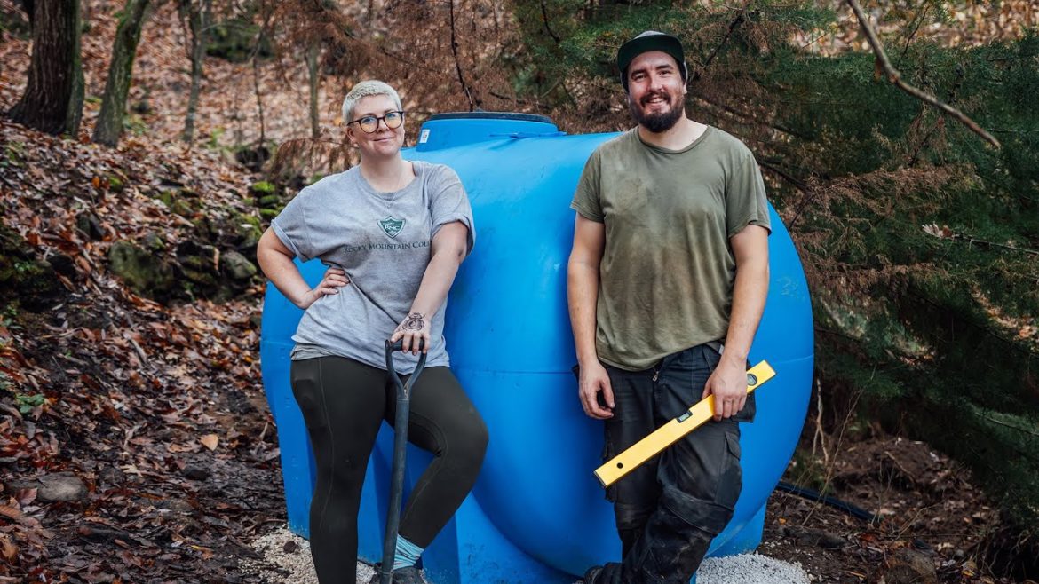 ALONE in the MOUNTAINS | Building an Off Grid Water Supply from a Stream ALONE in the MOUNTAINS | Building an Off Grid Water Supply from a Stream