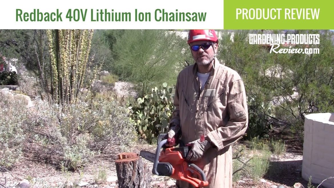 Redback 40V 12” Li-Ion Cordless Chainsaw (106068) Review | Gardening Products Review