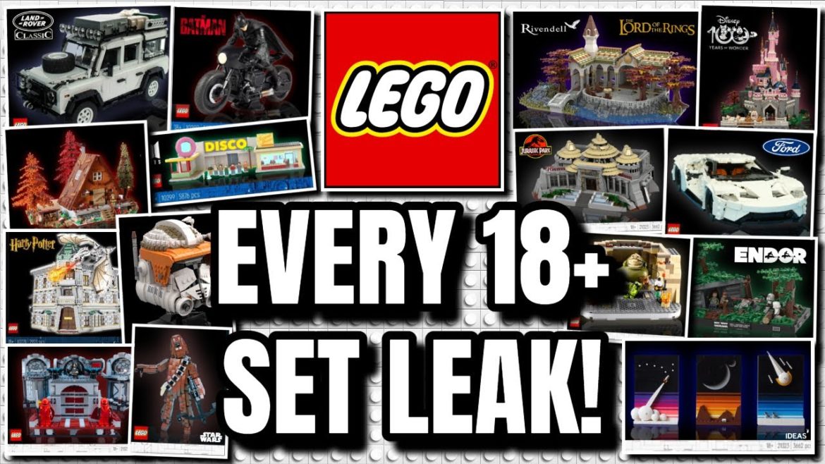 EVERY Lego 2023 18+ Set LEAKED! (20+ Sets!?)