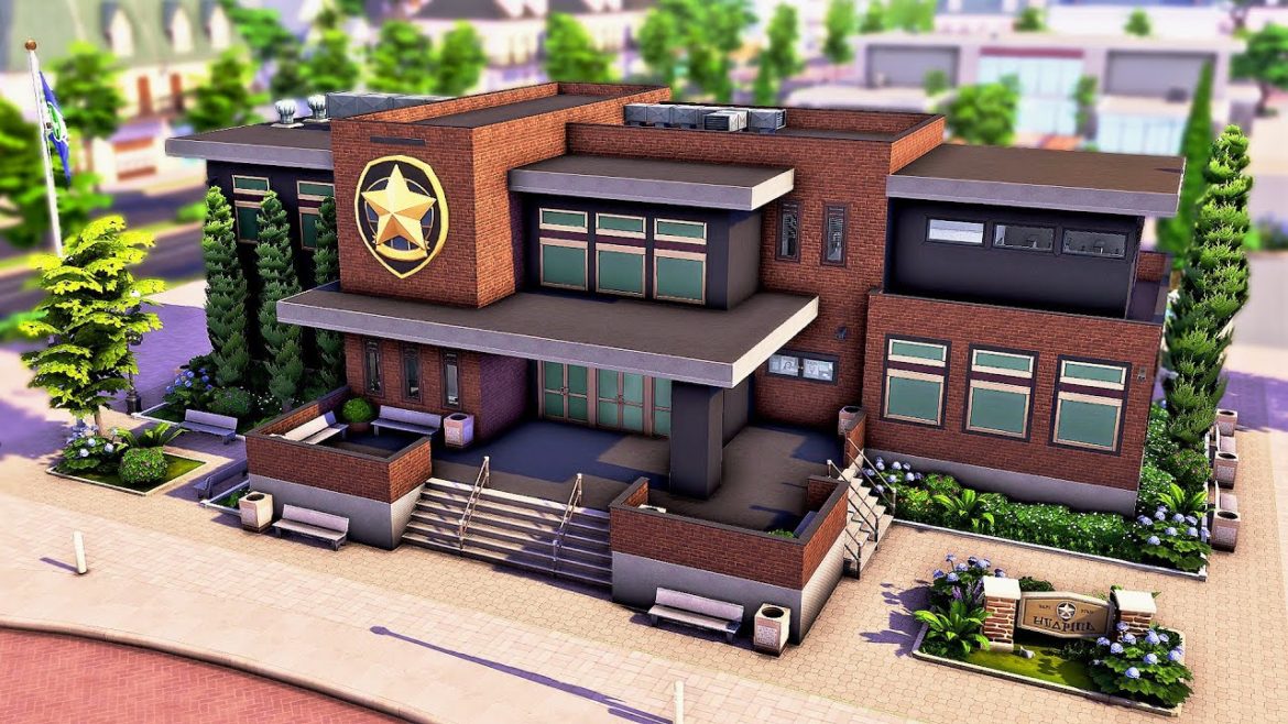 Police Station | The Sims 4 Speed Build Police Station | The Sims 4 Speed Build