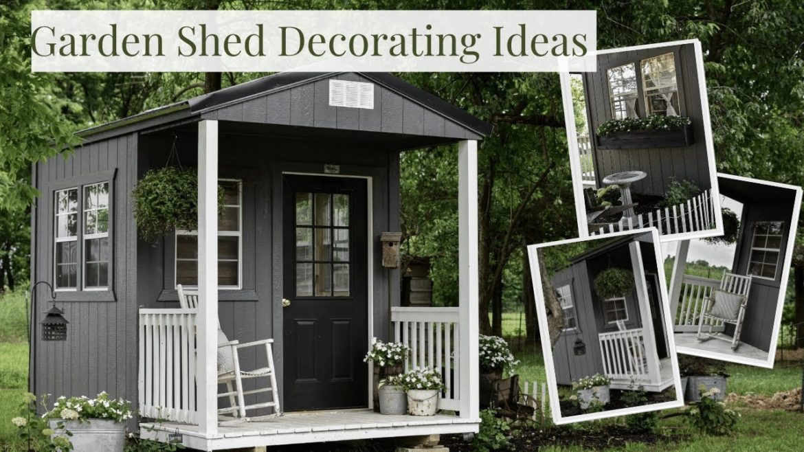 Backyard Garden Shed Decorating Ideas