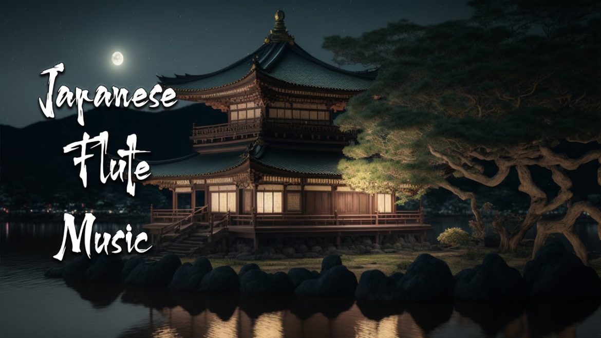 A Moonlit Night by the Lake -  Japanese Flute Music For Soothing, Healing, Meditation, Relaxing