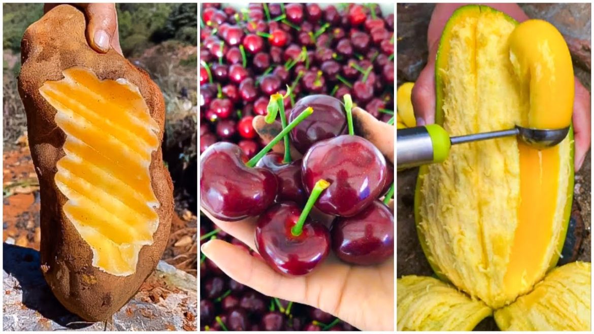 😍Farm Fresh Ninja Fruit | Tik Tok China | (Oddly Satisfying Fruit Ninja) #189