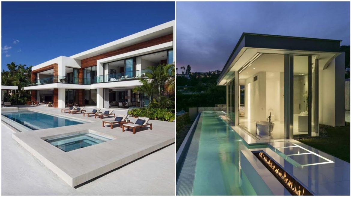 Amazing Swimming Pool Side Landscape Designs For Modern Home Backyard Design Ideas