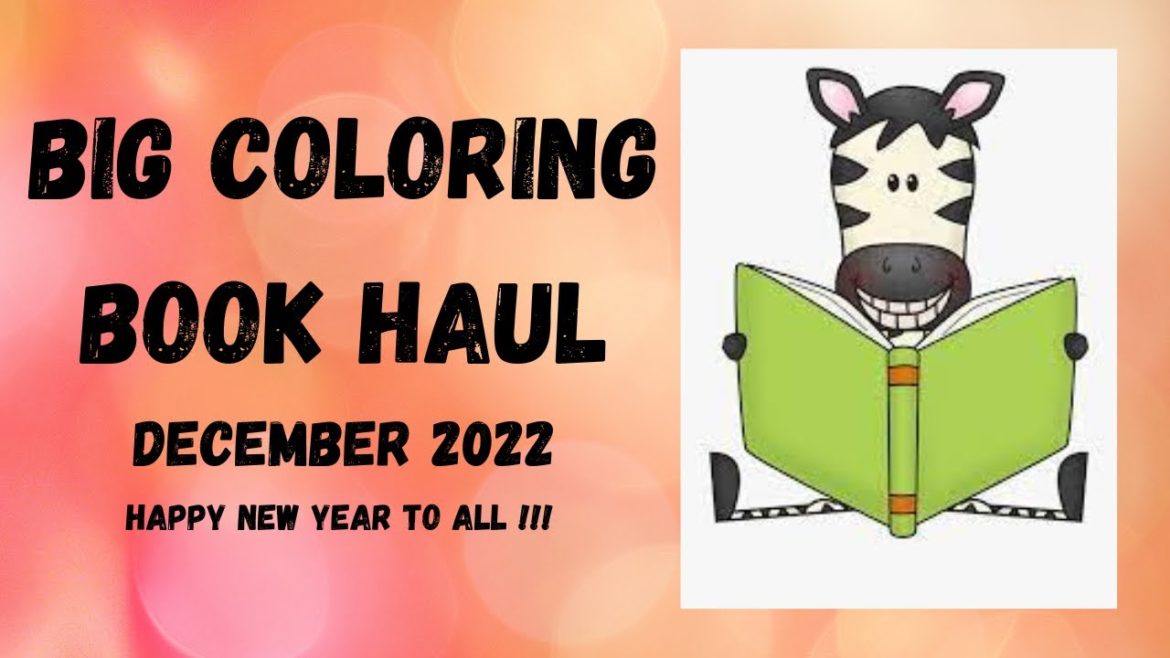 Big Coloring Book Haul for December 2022 / Adult Coloring