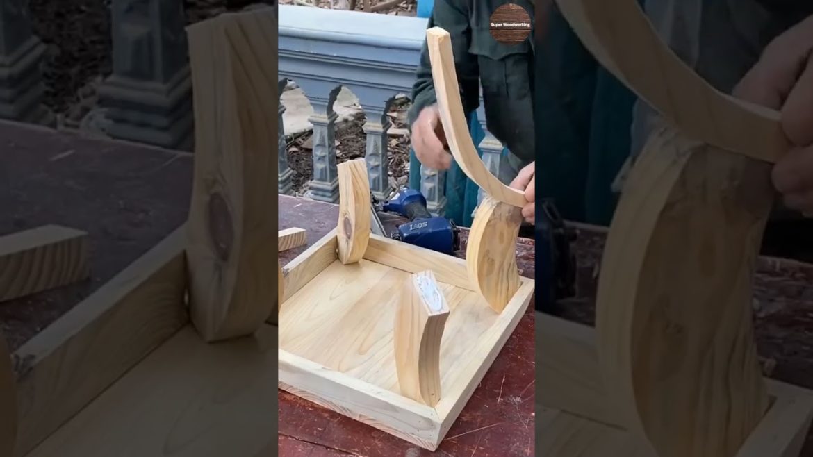 Attractive Wooden Garden Lamp Design #shorts #woodworking #woodworkingartskill