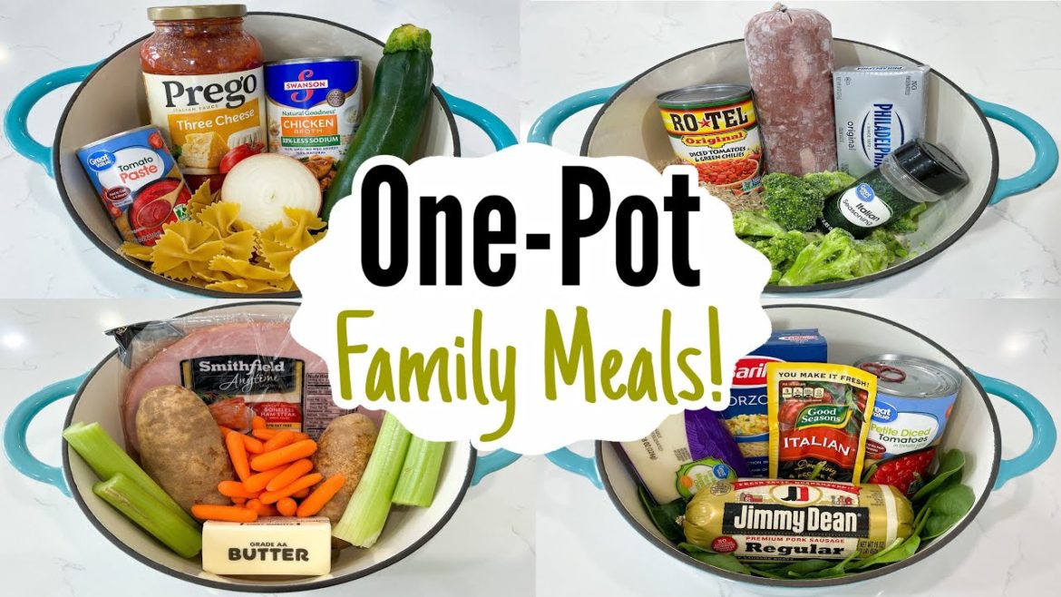 5 Tried & True ONE-POT Meals! | The EASIEST Weeknight Recipes! | Julia Pacheco