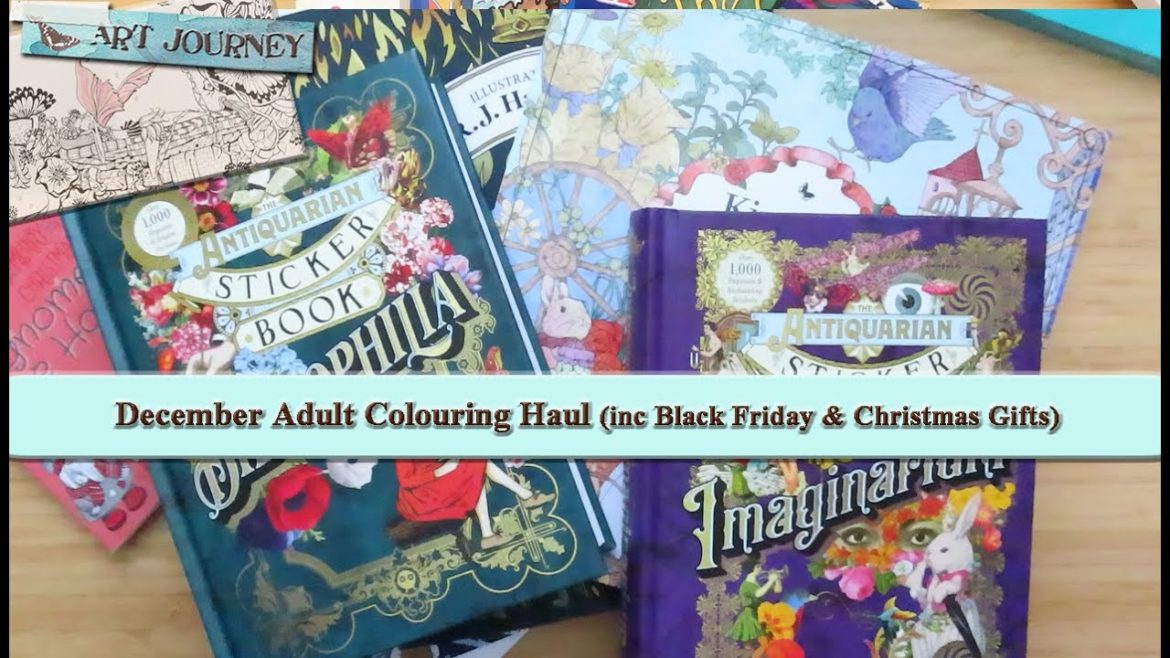 December Adult Colouring Haul inc Black Friday & Christmas Presents || New Coloring Books & Supplies December Adult Colouring Haul inc Black Friday & Christmas Presents || New Coloring Books & Supplies