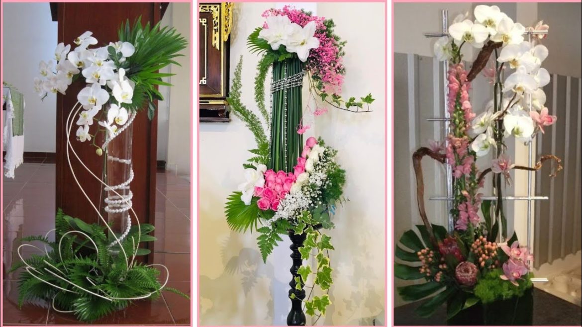 most beautiful Church fresh flower arrangement and decoration ideas