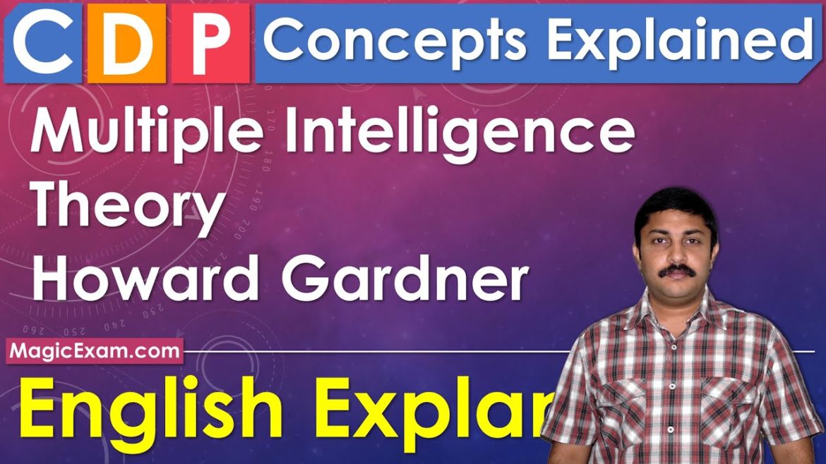 Multiple Intelligence Theory – Howard Gardner CDP Concepts English Explanation Multiple Intelligence Theory - Howard Gardner CDP Concepts English Explanation