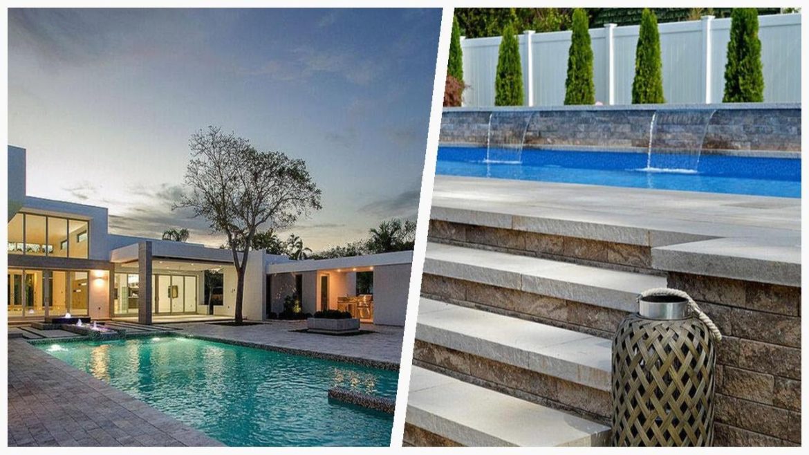 75 Beautiful Brick Backyard Pool Design Ideas #�1864 �