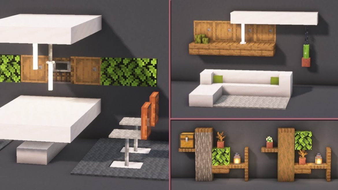 Minecraft: Interior Decoration Ideas and Designs | Minecraft Tutorial