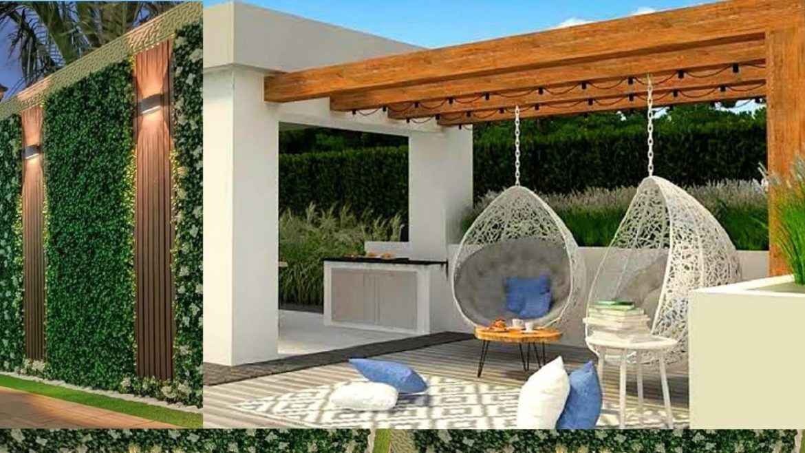 Patio Design Ideas 2023 Backyard Garden Landscaping ideas House Exterior décor /Terrace Pergola idea