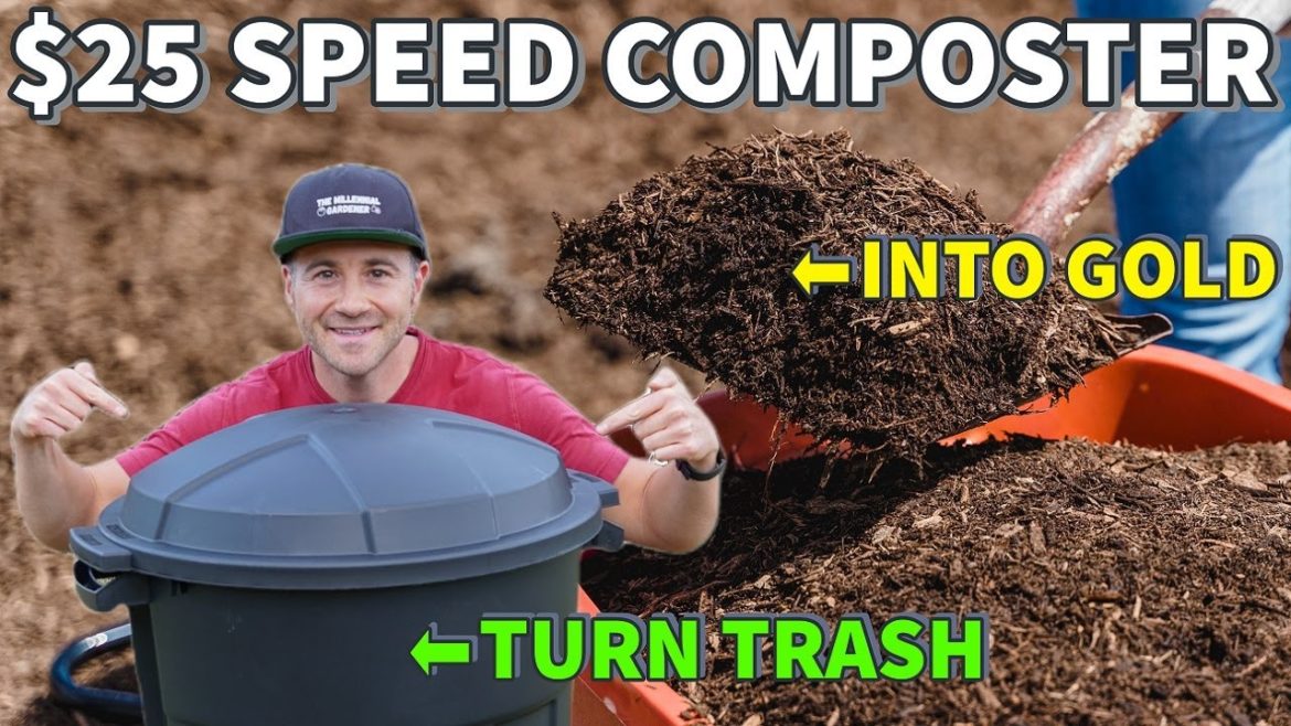 How To Make Compost FAST In A TRASH CAN: Turn Trash Into GOLD! How To Make Compost FAST In A TRASH CAN: Turn Trash Into GOLD!