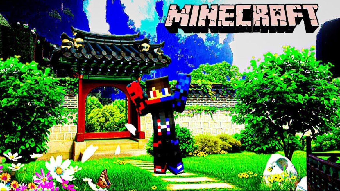 Best garden like castle in minecraft | @UntemperLegends