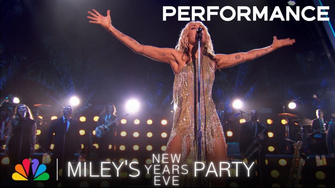 Miley Cyrus Performs "Midnight Sky" with FLETCHER | Miley’s New Year’s Eve Party on NBC