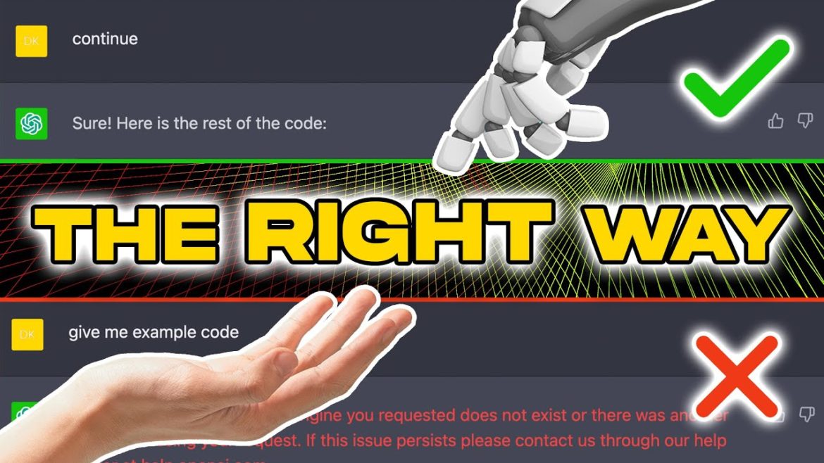 The RIGHT WAY to Use ChatGPT (Coding, Better Prompts, and More!)