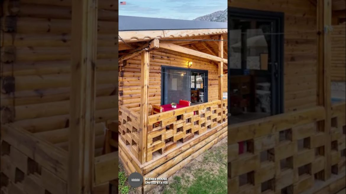 ♡Rustic European Design Tiny House in the Mountains