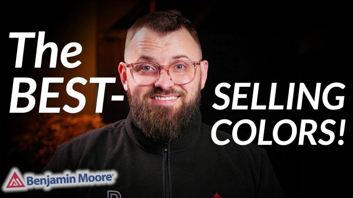 These are the 6 BEST-SELLING Colors from Benjamin Moore! These are the 6 BEST-SELLING Colors from Benjamin Moore!