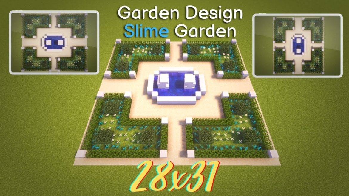 Minecraft | Garden Design (Slime Garden)