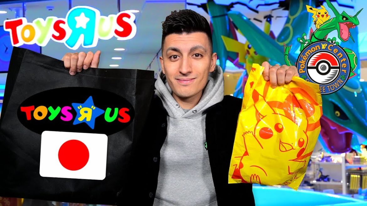 I Spent 20,000! Toys R US Japan VS Pokemon Center HAUL!