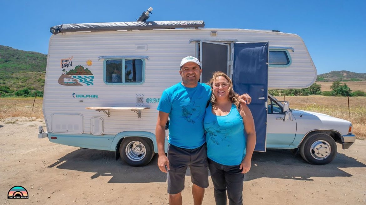 Their DIY 1991 Toyota Dolphin Renovation – Camper Tiny Home Tour Their DIY 1991 Toyota Dolphin Renovation - Camper Tiny Home Tour