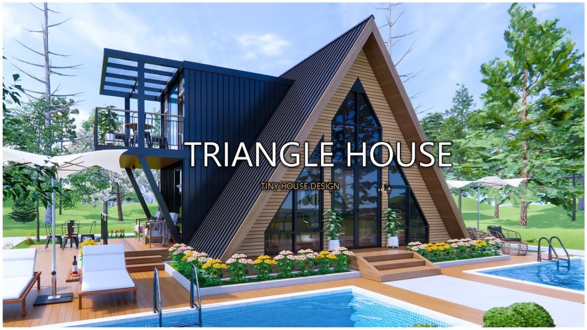 Tiny House -A Farm House (Triangle Type) | Design with Natural