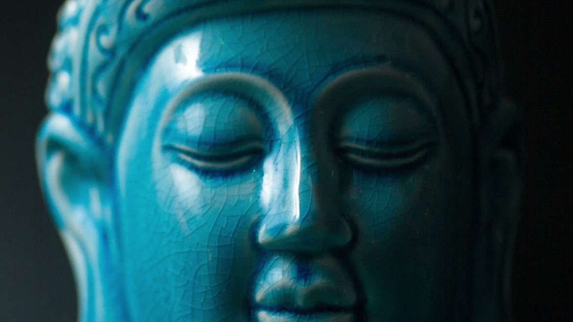 A meditation in a Japanese water-garden