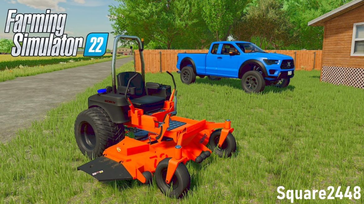 Demoing A NEW Kubota Zero Turn! | Xbox | FS22 Property Maintenance Demoing A NEW Kubota Zero Turn! | Xbox | FS22 Property Maintenance