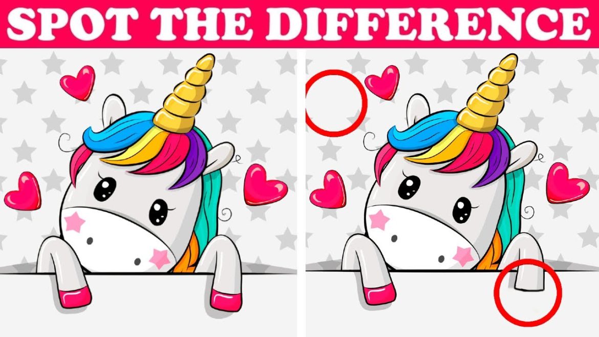 Spot the Difference: Unicorn Spot the Difference: Unicorn