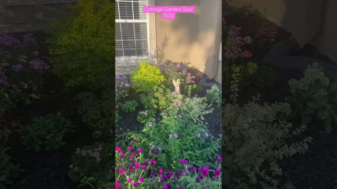 Front yard Cottage Garden Tour #cottagegarden #cottagestyle #diygarden #gardentips #springgarden