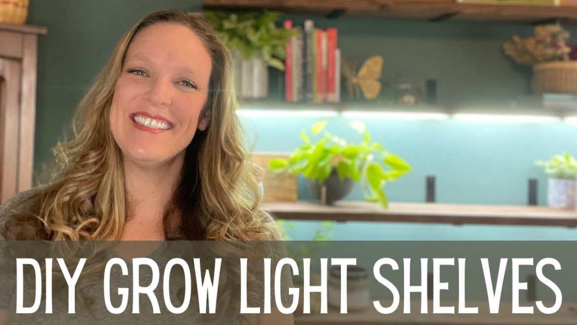 SAVE LOADS OF MONEY! DIY Grow Light Shelves for CHEAP! || Easy Seed Starting Setup! || Zone 8