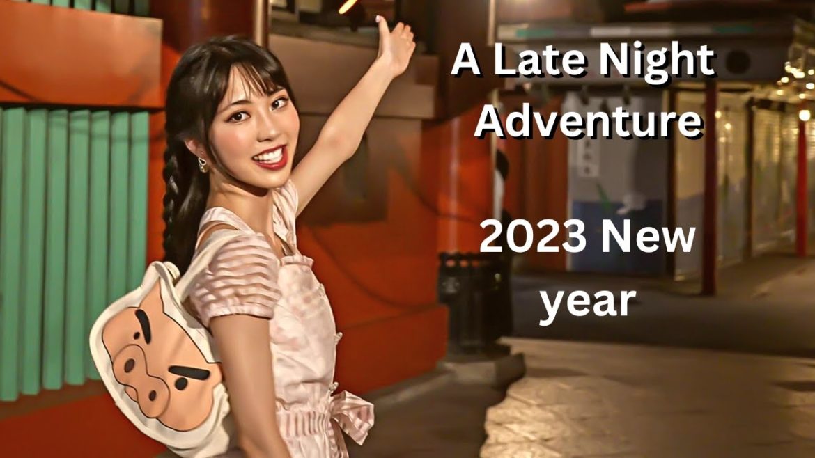 Tokyo's 4 Am NEW YEAR Adventure with a Cute japanese Girl